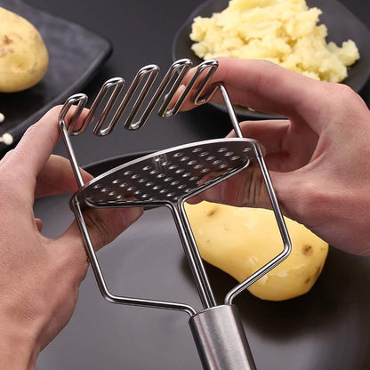 Potato Masher with Spring Stainless Steel